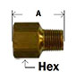 Double Compression Male Adapter Diagram